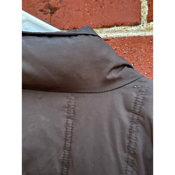 GAP Brown Quilted Puffer Jacket XS - Picture 6 of 6